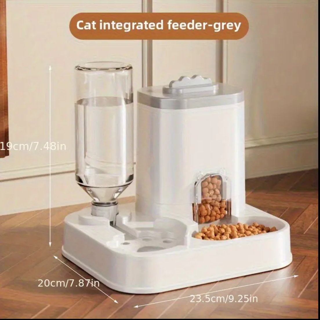 Automatic Pet Food & Water Dispenser – Large Capacity for Cats & Dogs