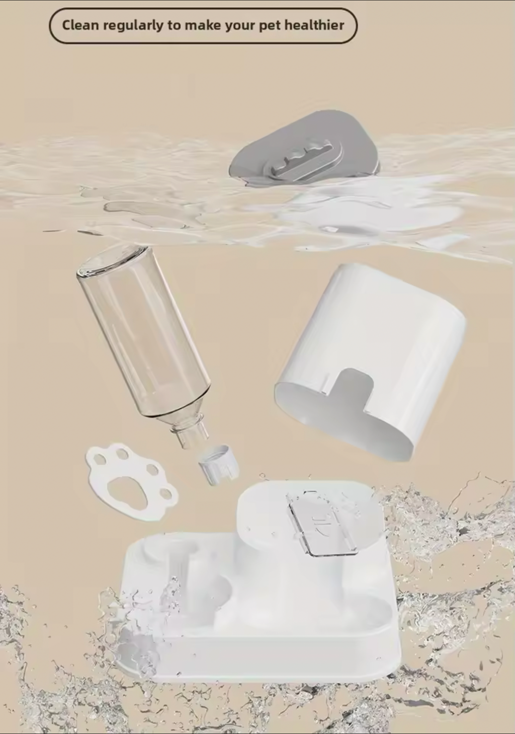 Automatic Pet Food & Water Dispenser – Large Capacity for Cats & Dogs