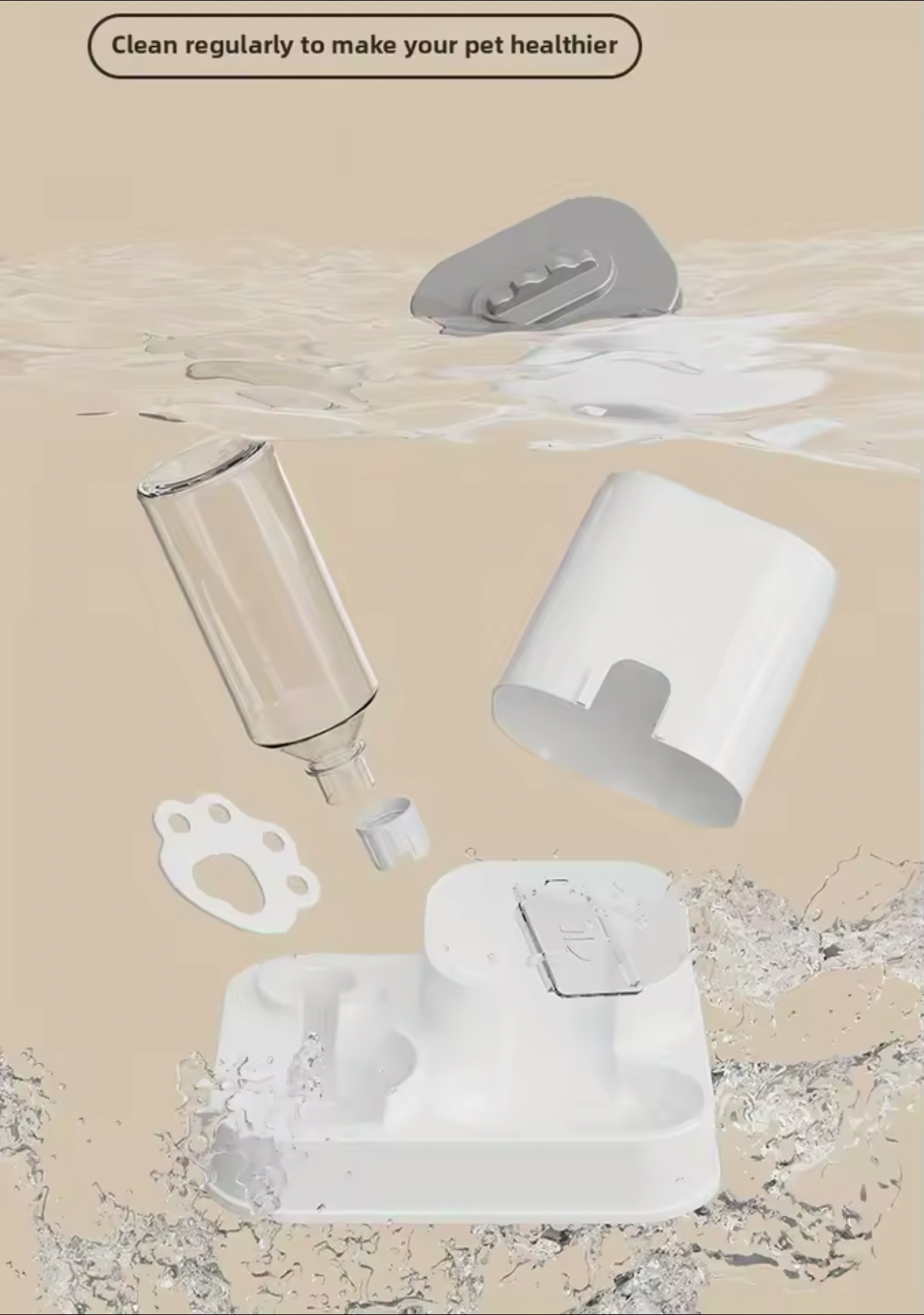 Automatic Pet Food & Water Dispenser – Large Capacity for Cats & Dogs