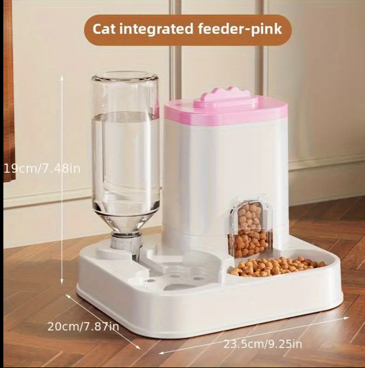 Automatic Pet Food & Water Dispenser – Large Capacity for Cats & Dogs